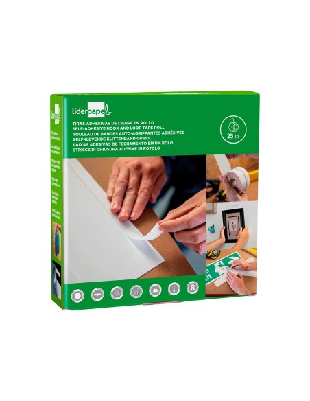 CINTA CIERRE ADH.  VELCRO BL.20MM X 25M