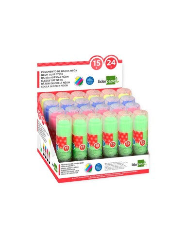 PEGAMENTO BARRA 15GR.NEON UNIDAD