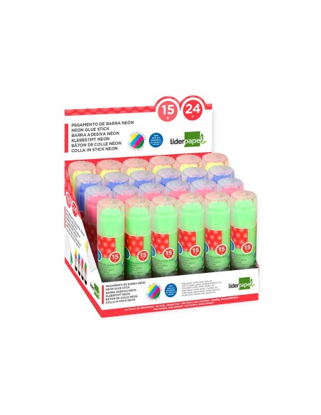 PEGAMENTO BARRA 15GR.NEON UNIDAD