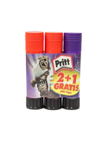 PEGAMENTO PRITT BARRA 11GR.MONSTERS PK.PROMOCIONAL 2+1 SIN CARGO