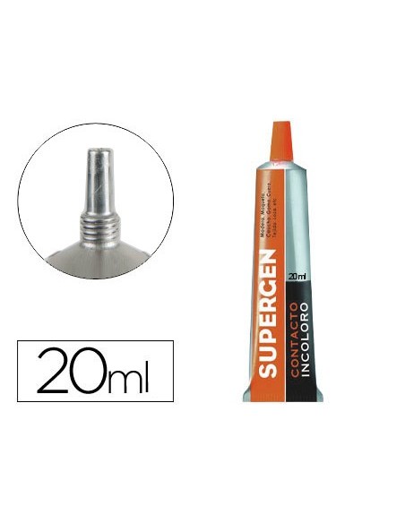 PEGAMENTO SUPERGEN CONTACTO INCOLORO 20 ML UD.