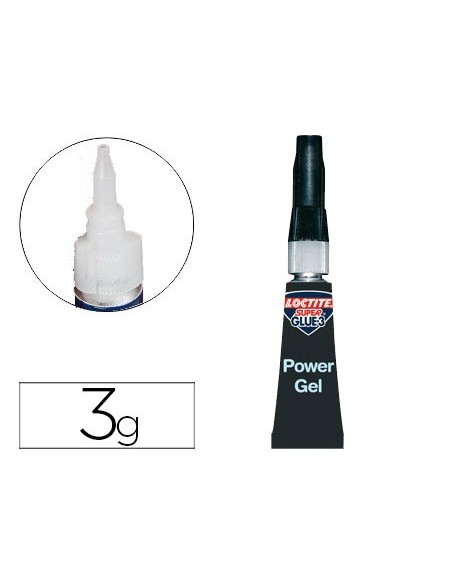 PEGAMENTO LOCTITE POWER GEL 3GR ADH.INSTANTANEO UD.