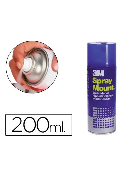 PEGAMENTO SCOTCH SPRAY MOUNT 200 ML REPOSICIONABLE