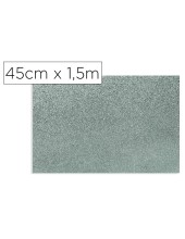 ROLLO ADH.D-C-FIX GRIS METAL BRILLO ANCHO 45 CM LARGO 1,5MT.