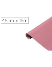 ROLLO ADH.D-C-FIX ROSA CENIZA MATE ANCHO 45 CM LARGO 15MT.