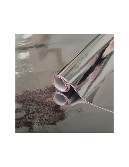 ROLLO ADH.D-C-FIX PLATA BRILLO ANCHO 45 CM LARGO 15MT.