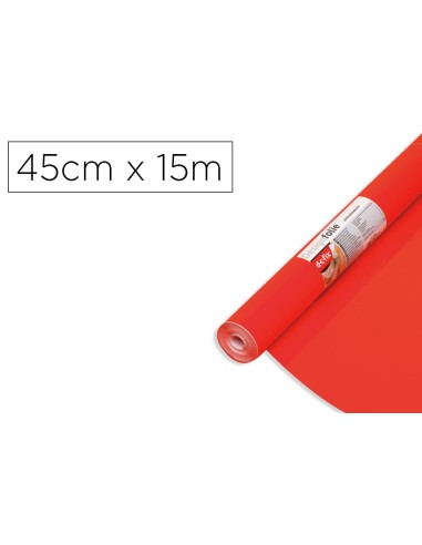 ROLLO ADH.D-C-FIX BERMELLON ANCHO 45 CM LARGO 15MT.