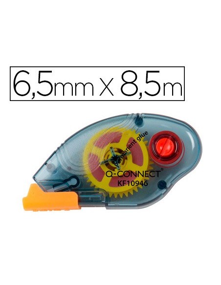 PEGAMENTO Q-CONNECT ROLLER COMPACT PERM.6,5MM ANCHO X 8,5 MT - UNIDAD