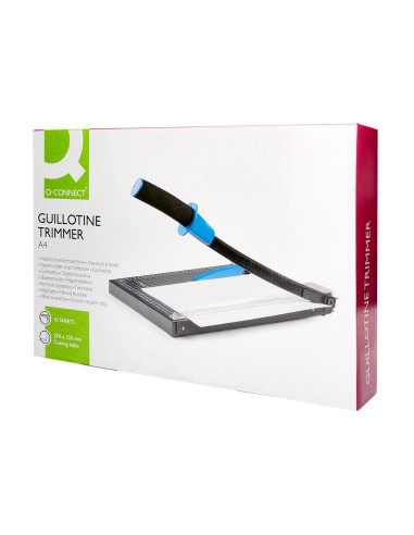 CIZALLA Q-CONNECT METALICA DE PALANCA A4 CAPACIDAD CORTE 10 HOJAS