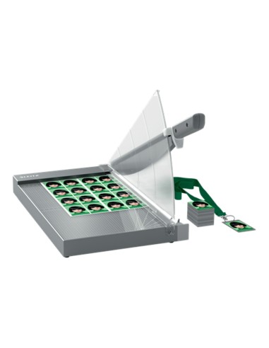 GUILLOTINA PALANCA LEITZ OFFICE PRO A4+ BASE CRISTAL 381MM CORTE 25H.