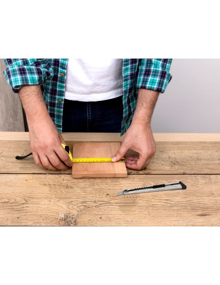 CUTTER METALICO Q-CON.C/FUNDA CUCHILLA ESTRECHA