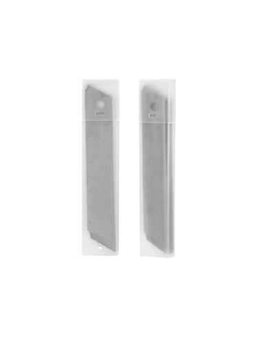 REPUESTO CUTTER ANCHO METALICO Q-CON.0,5X18 MM ESTUCHE 12 CUCHILLAS