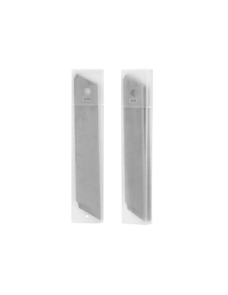 REPUESTO CUTTER ANCHO METALICO Q-CON.0,5X18 MM ESTUCHE 12 CUCHILLAS