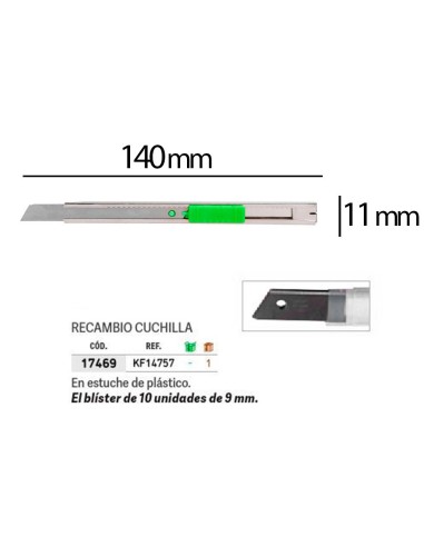 CUTTER Q-CON.KF00234 METALICO ESTRECHO