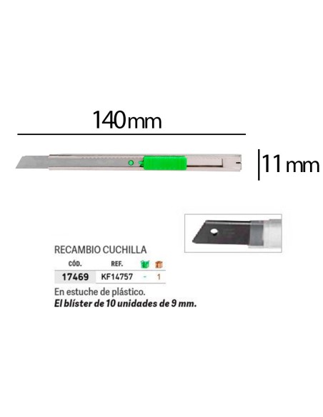 CUTTER Q-CON.KF00234 METALICO ESTRECHO