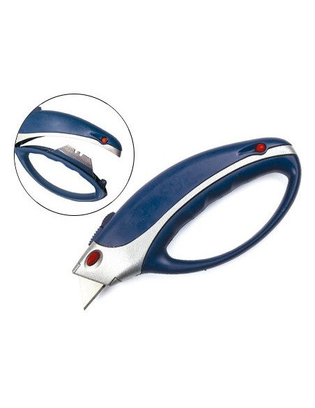 CUTER Q-CON XS6200 MET.ANCHO AZ.Y GRIS C/MANGO PLASTICO KF16814