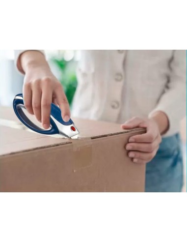 CUTER Q-CON XS6200 MET.ANCHO AZ.Y GRIS C/MANGO PLASTICO KF16814