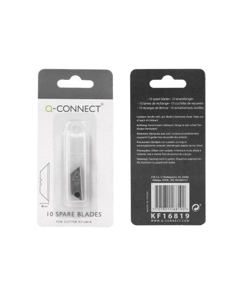 REPUESTO CUTER Q-CON BLISTER 10 UNIDADES PARA CUTER KF16818 KF16819