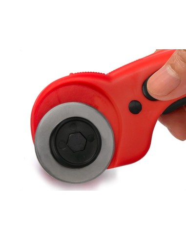 CUTER Q-CON.ROTATORIO 22X56X165MM CUCHILLA CIRCULAR 45MM XD-38