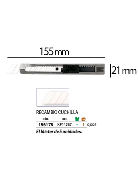 CUTER Q-CON.METALICO ANCHO CUCHILLA CERAMICA 18MM XD- C78 CLIP