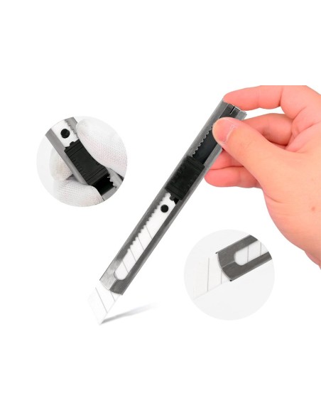 CUTER Q-CON.METALICO ANCHO CUCHILLA CERAMICA 18MM XD- C78 CLIP