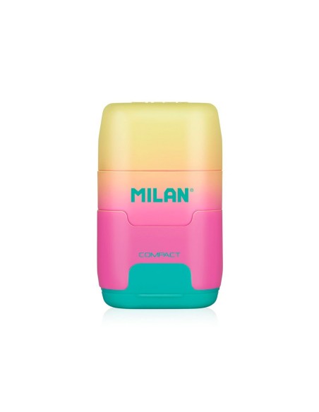 SACAPUNTAS MILAN COMPACT SUNSET PLAST.2 USOS GOMA BORRAR SURT.