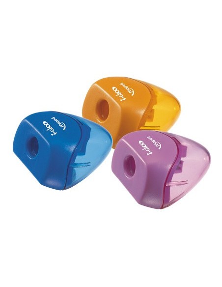 SACAPUNTAS PLASTICO UN USO ERGONOMICO IGLU COL.SURT.