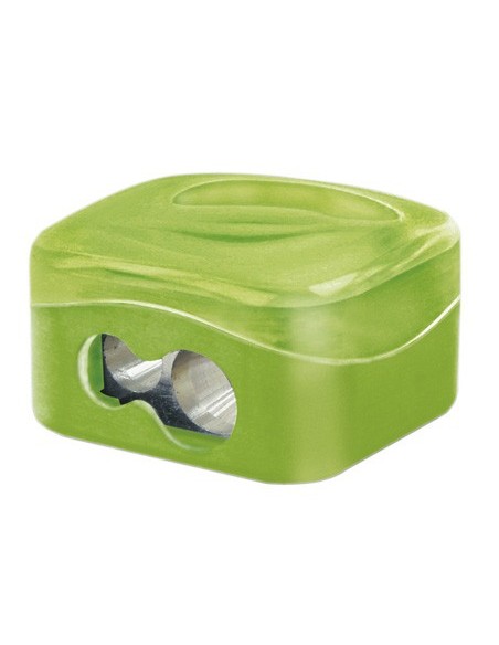 SACAPUNTAS MOR METALICO 2 USOS C/DEPOSITO COL.SURT.