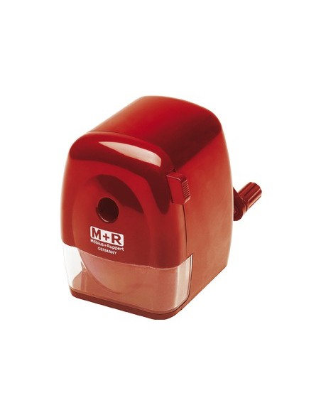 SACAPUNTAS SOBREM.MOR MANUAL COLOR ROJO