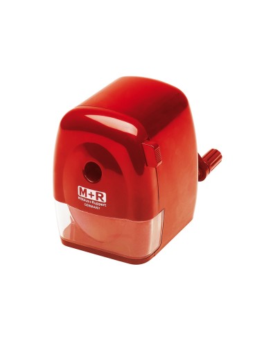 SACAPUNTAS SOBREM.MOR MANUAL COLOR ROJO