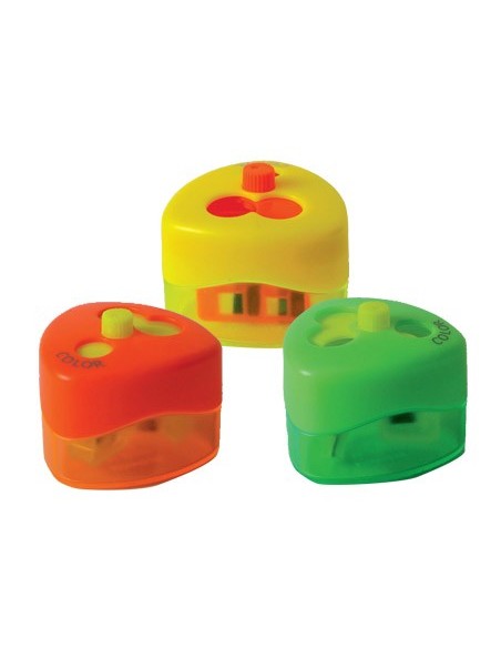 SACAPUNTAS MOR TOP SWING 959 3 USOS DEPOSITO TOP COL.NEON SURT.