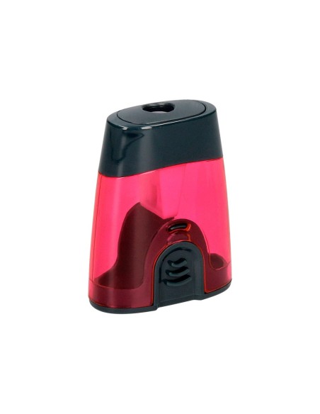 SACAPUNTAS LIDERPAPEL PLASTICO 1 USO CON DEPOSITO