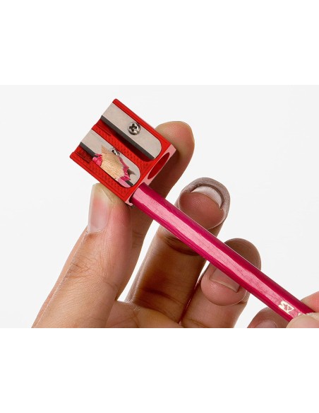 SACAPUNTAS  METALICO CUÑA 2 USOS RJ.