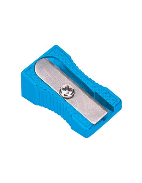 SACAPUNTAS  METALICO CUÑA 1 USO AZ.