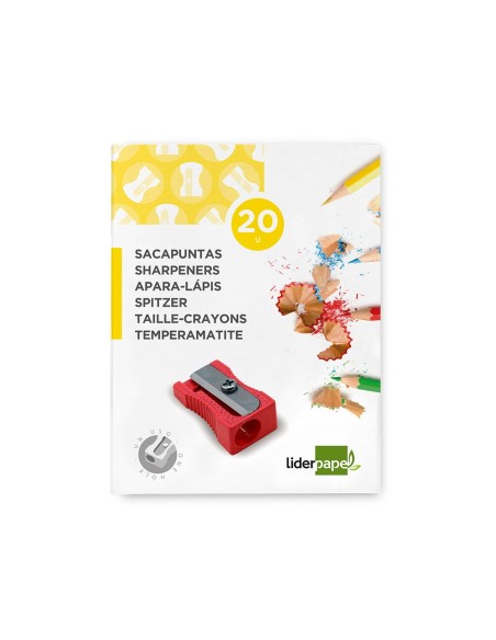 SACAPUNTAS  METALICO CUÑA 1 USO RJ.