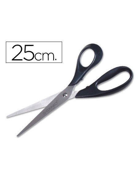 TIJERA OFICINA Q-CON.INOXIDABLE 10" 25 CM BLISTER