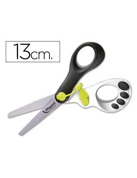 TIJERA ESC.MAPED MAGIC UP KOOPY 13CM- C/RESORTE FACILITAR LA ACCION C