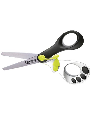 TIJERA ESC.MAPED MAGIC UP KOOPY 13CM- C/RESORTE FACILITAR LA ACCION C