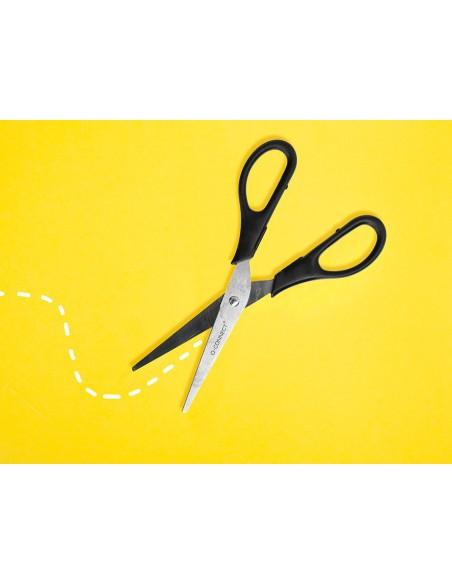 TIJERA OFICINA Q-CON.INOXIDABLE 7" 17 CM BLISTER