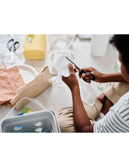 TIJERA OFICINA Q-CON.INOXIDABLE 7" 17 CM BLISTER