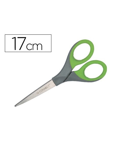 TIJERA Q-CON.MANGO CAUCHO 7" 17 CM BLISTER