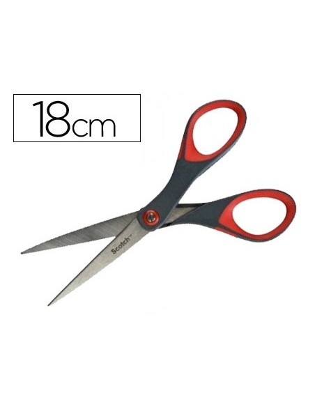 TIJERA OFICINA SCOTCH 18 CM ACERO INOXIDABLE C/AJUSTE TENSION