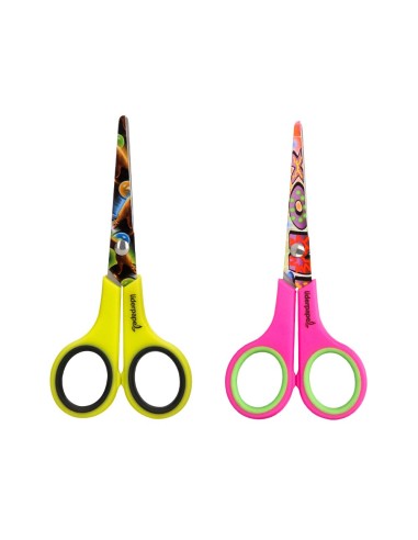 TIJERA ESCOLAR LIDERPAPEL HIP HOP 14 CM UNIDAD