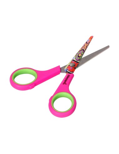 TIJERA ESCOLAR LIDERPAPEL HIP HOP 14 CM UNIDAD