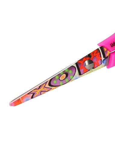 TIJERA ESCOLAR LIDERPAPEL HIP HOP 14 CM UNIDAD