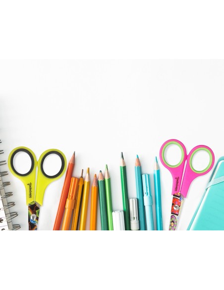 TIJERA ESCOLAR LIDERPAPEL HIP HOP 14 CM UNIDAD