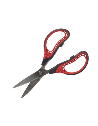 TIJERA TITANIO HOJA CURVA 16,5 CM FALICILIDAD CORTE CON FUNDA