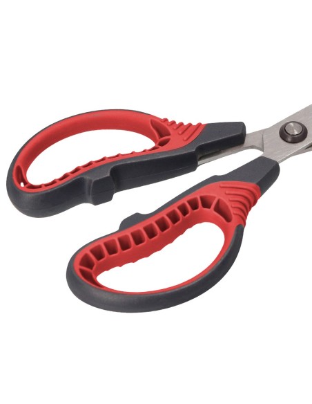 TIJERA TITANIO HOJA CURVA 16,5 CM FALICILIDAD CORTE CON FUNDA