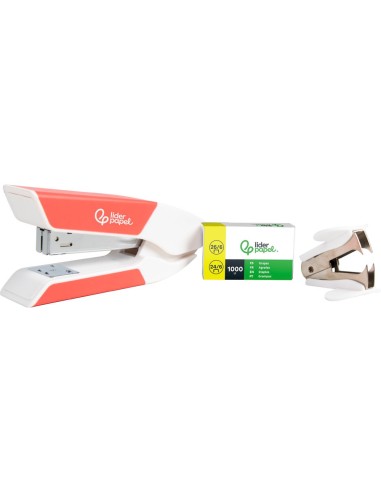 GRAPADORA LIDERPAPEL REG EXTRAEGRAPAS CJ 1000 GRA 22/6 24/6 20H TURQ.