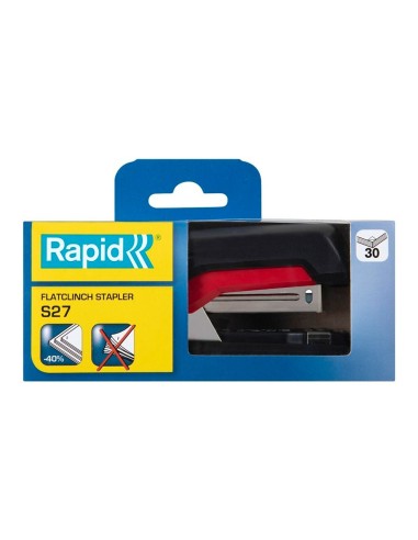GRAPADORA RAPID S27 FULLSTRIP PLAST. 30H. GRAPAS 24/6 26/6 NG./RJ,